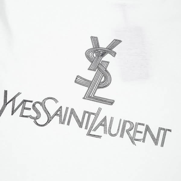 サンローラン コピー ロゴ プリント 半袖 Tシャツ Sas81075